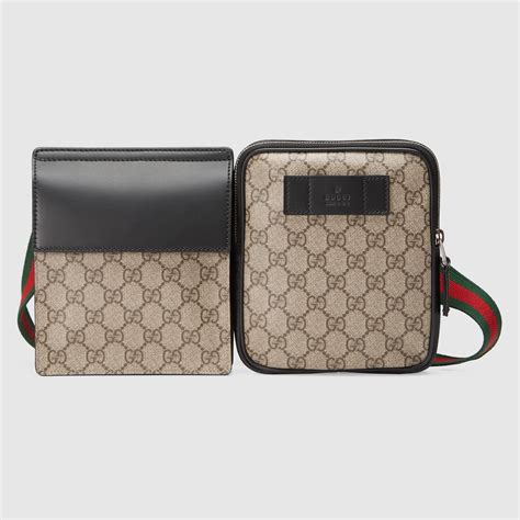 gucci gg supreme appliquéd belt bag|Gucci supreme reversible belt reviews.